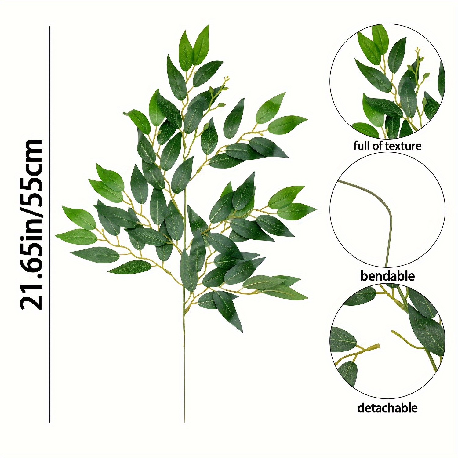 Faux Italian Ruscus Greenery S - Ruscus Stem Faux 评论和价格