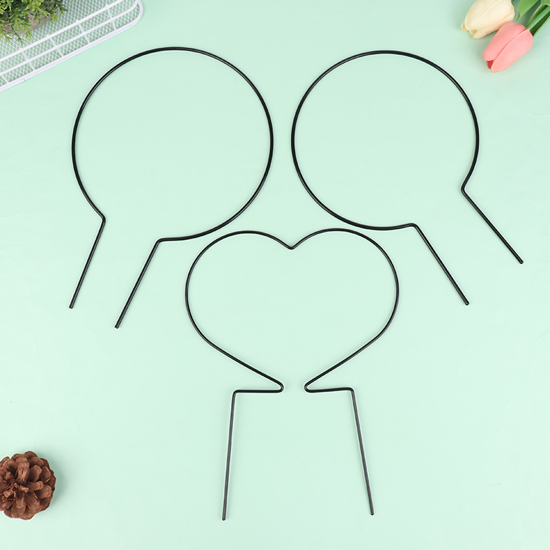 2Pcs Iron Heart-Shaped Garden  - Florist Supp 评论和价格