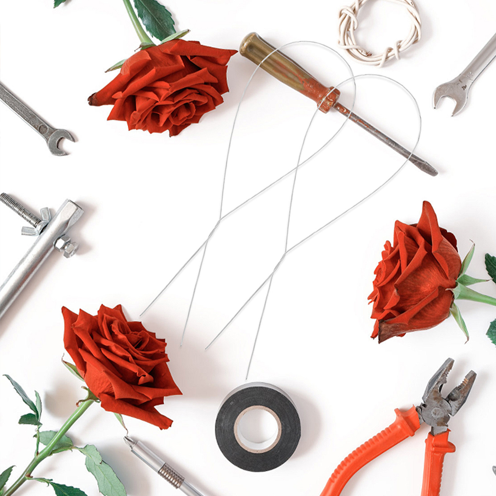 250Pcs DIY Handcrafted Rose Fl - Florist Wreath Supply 评论和价格